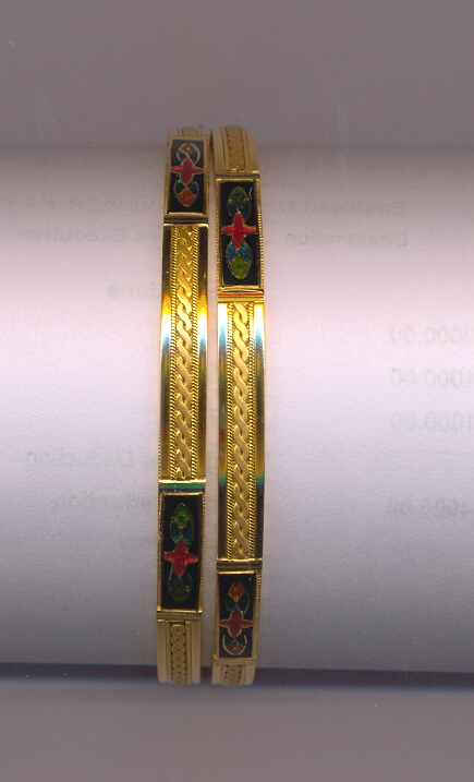 GOLD BANGLE PLAIN FANCY