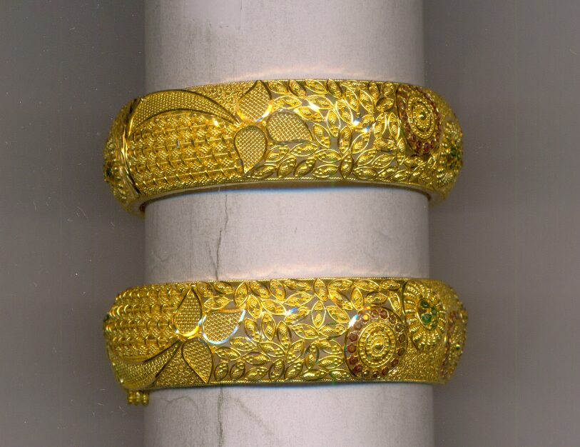 GOLD BANGLE PLAIN FANCY