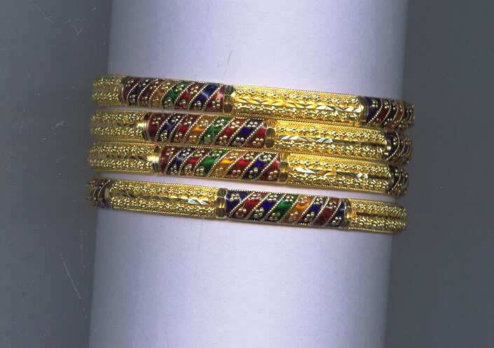 GOLD BANGLE PLAIN FANCY