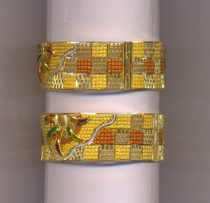 GOLD BANGLE PLAIN FANCY