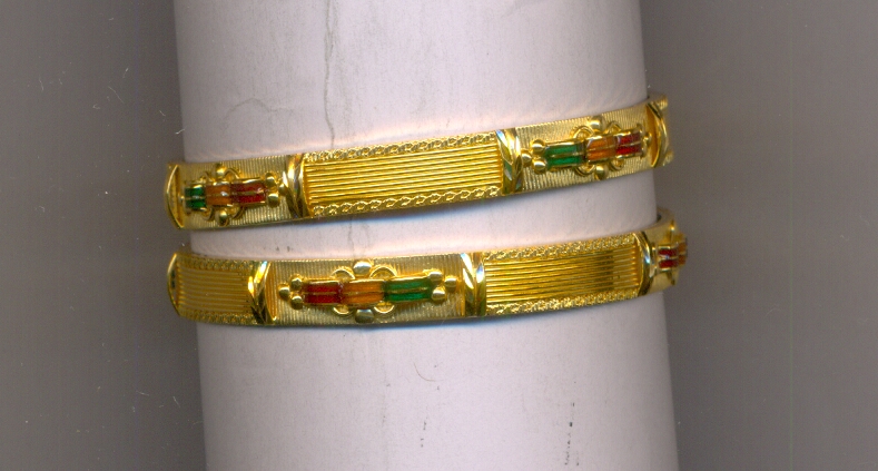 GOLD BANGLE PLAIN FANCY