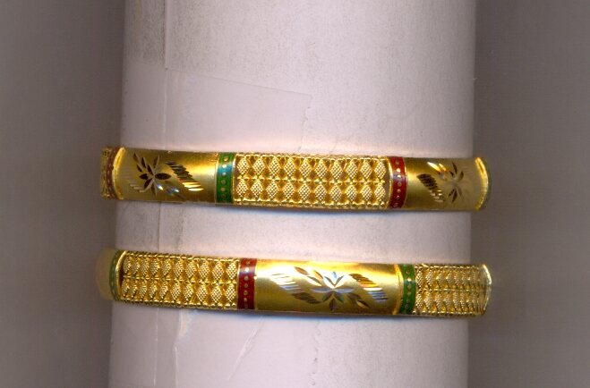 GOLD BANGLE PLAIN FANCY
