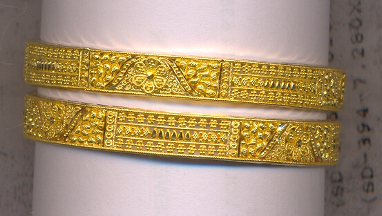 GOLD BANGLE PLAIN FANCY