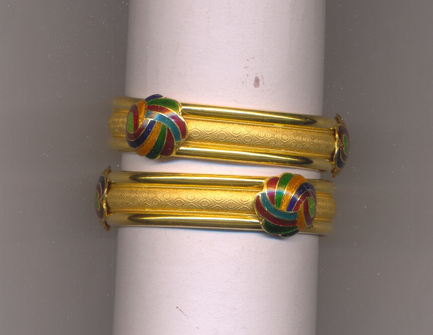 GOLD BANGLE PLAIN FANCY