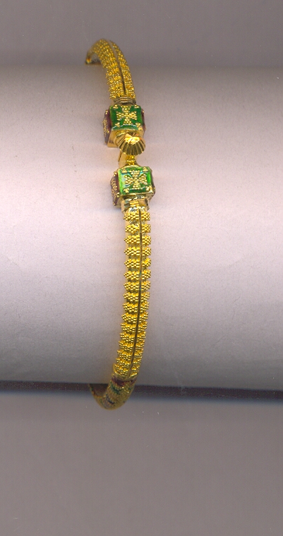 GOLD BANGLE PLAIN FANCY