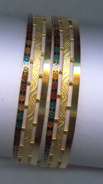 GOLD BANGLE PLAIN FANCY