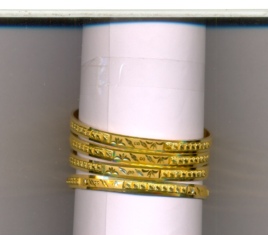 GOLD BANGLE PLAIN FANCY