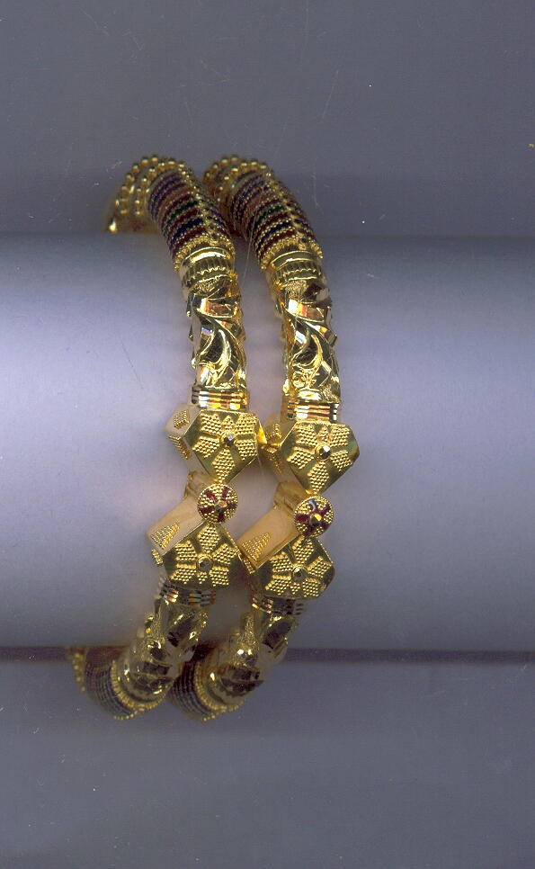 GOLD BANGLE PLAIN FANCY