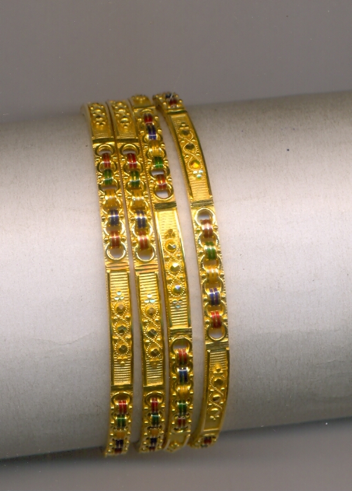 GOLD BANGLE PLAIN FANCY