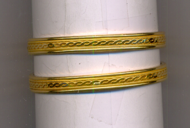 GOLD BANGLE PLAIN FANCY