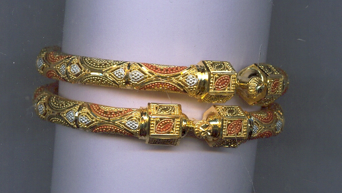 GOLD BANGLE PLAIN FANCY