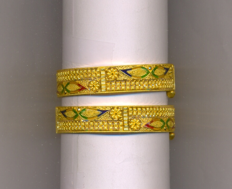 GOLD BANGLE PLAIN FANCY