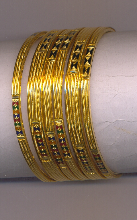 GOLD BANGLE PLAIN FANCY