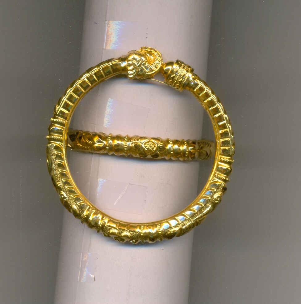 GOLD BANGLE PLAIN FANCY