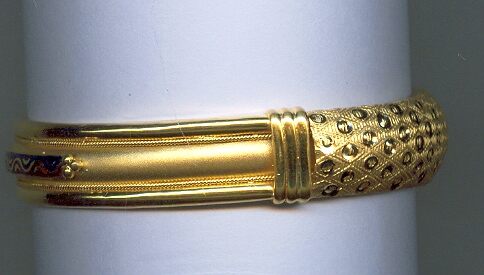GOLD BANGLE PLAIN FANCY
