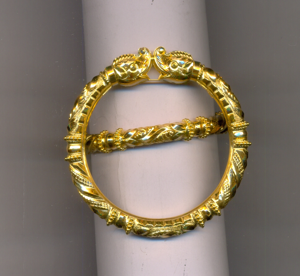 GOLD BANGLE PLAIN FANCY