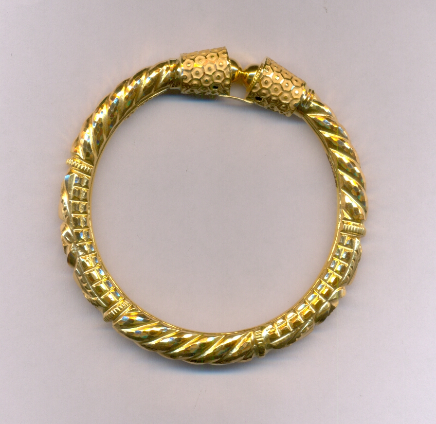 GOLD BANGLE PLAIN FANCY