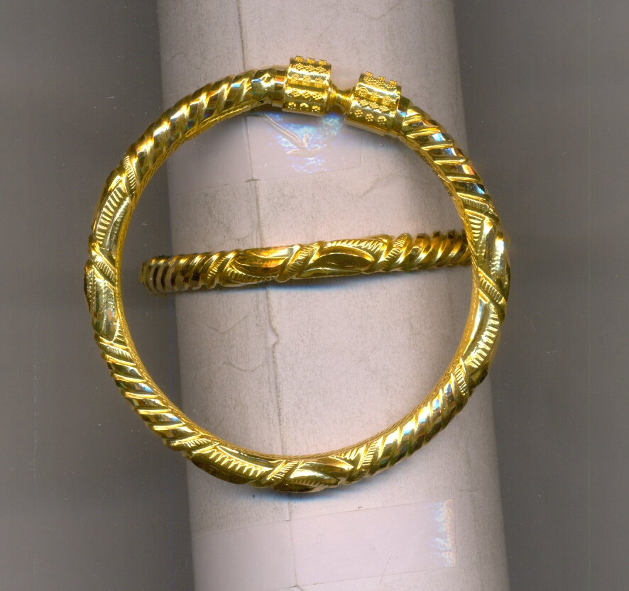GOLD BANGLE PLAIN FANCY