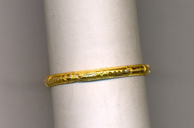 GOLD BANGLE PLAIN FANCY