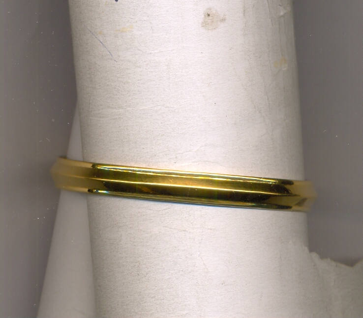 GOLD BANGLE PLAIN FANCY