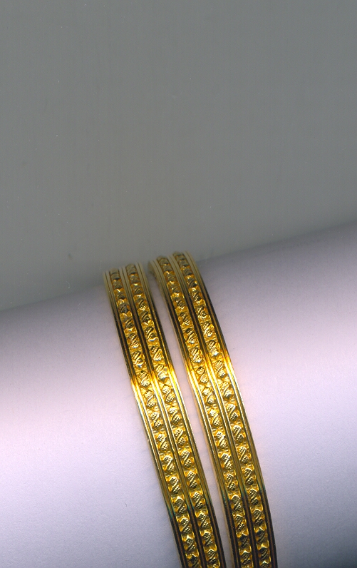 GOLD BANGLE PLAIN FANCY