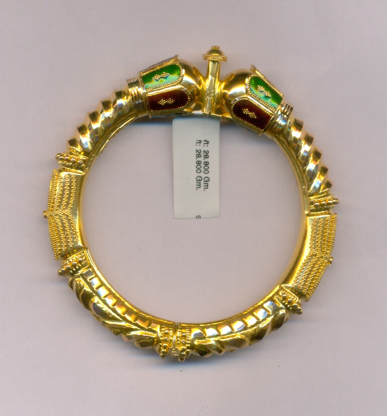 GOLD BANGLE PLAIN FANCY
