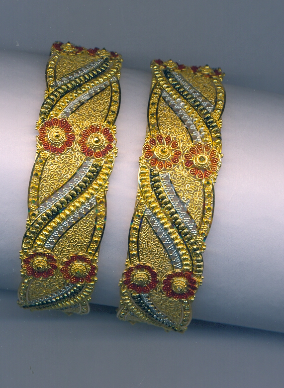 GOLD BANGLE PLAIN FANCY