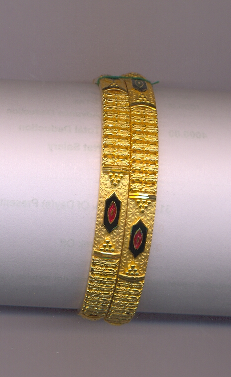 GOLD BANGLE PLAIN FANCY