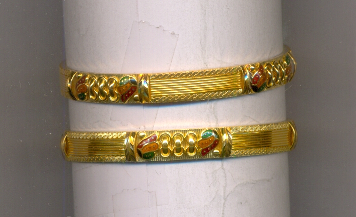 GOLD BANGLE PLAIN FANCY