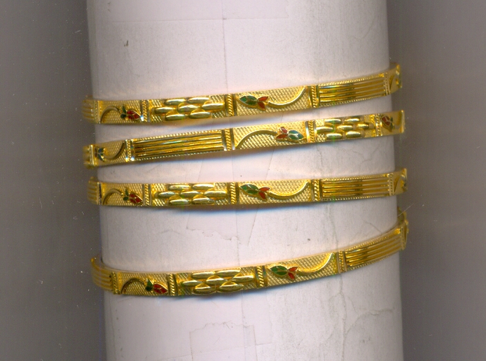 GOLD BANGLE PLAIN FANCY