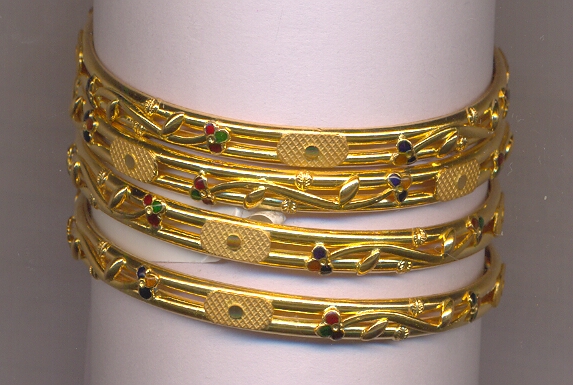 GOLD BANGLE PLAIN FANCY