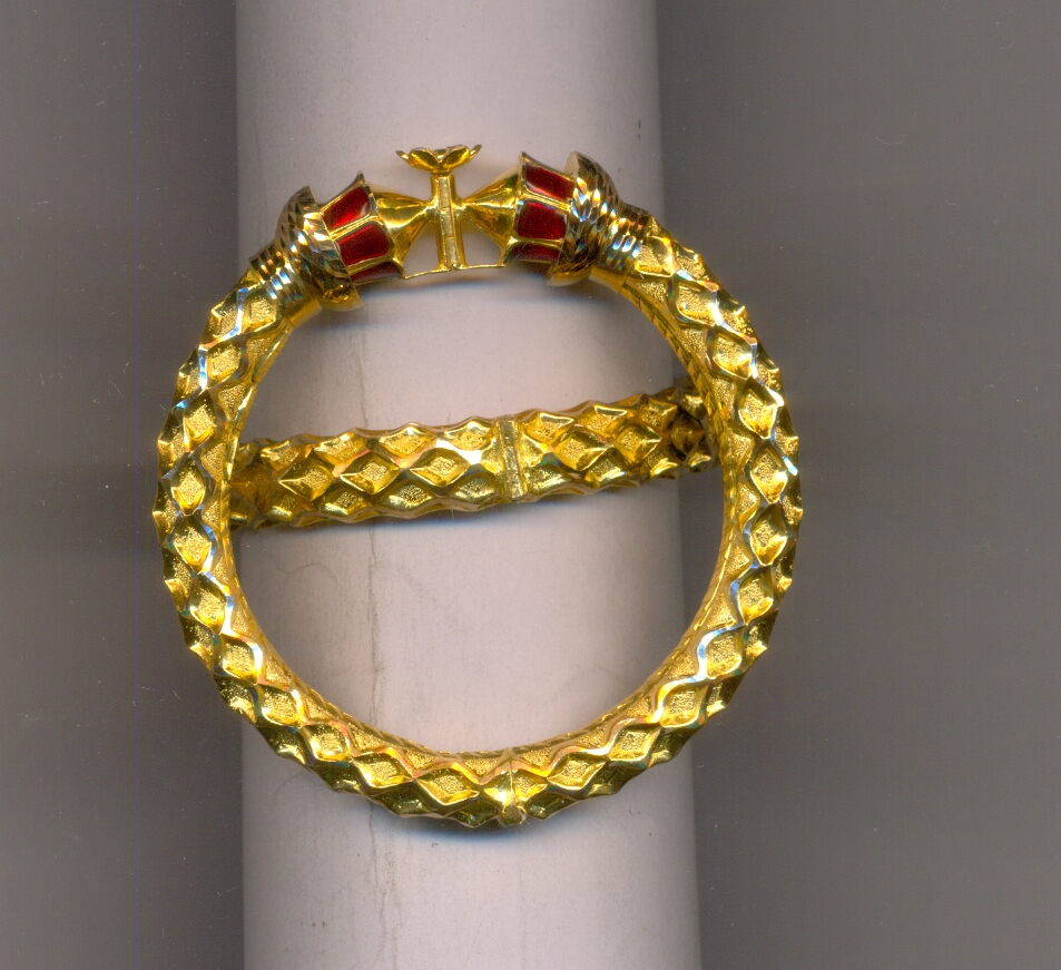 GOLD BANGLE PLAIN FANCY