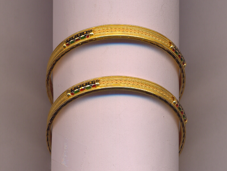 GOLD BANGLE PLAIN FANCY