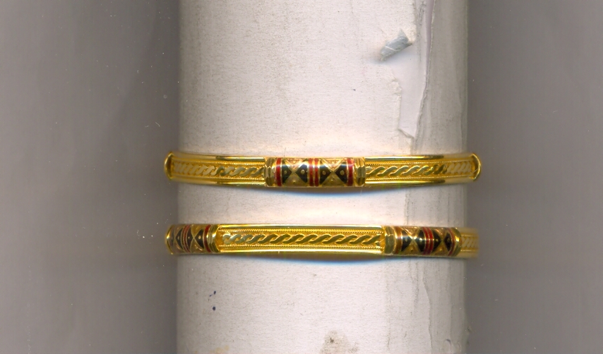 GOLD BANGLE PLAIN FANCY