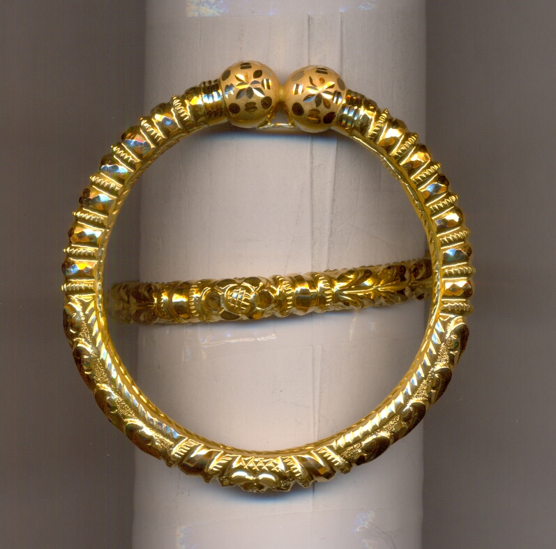 GOLD BANGLE PLAIN FANCY