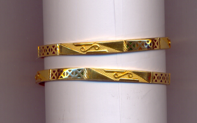 GOLD BANGLE PLAIN FANCY
