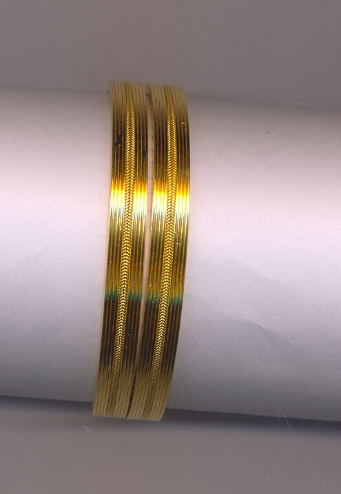 GOLD BANGLE PLAIN FANCY