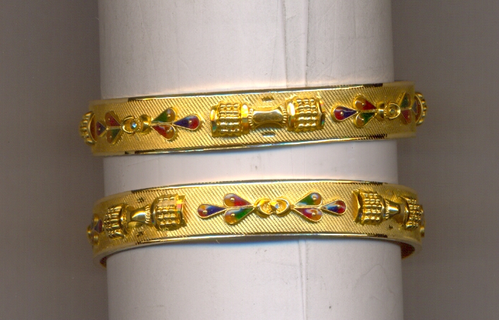 GOLD BANGLE PLAIN FANCY
