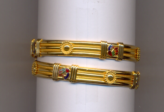 GOLD BANGLE PLAIN FANCY