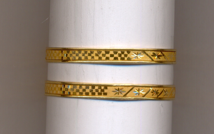 GOLD BANGLE PLAIN FANCY