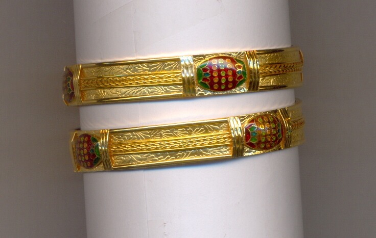 GOLD BANGLE PLAIN FANCY