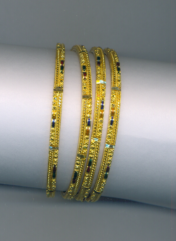 GOLD BANGLE PLAIN FANCY