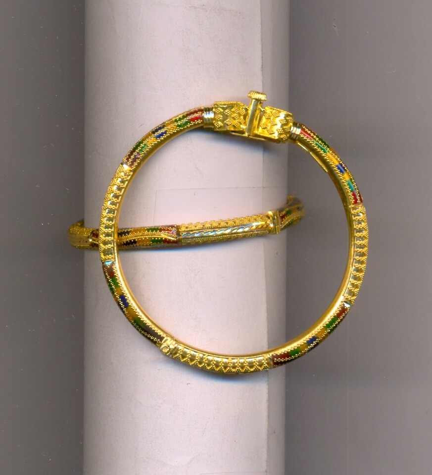 GOLD BANGLE PLAIN FANCY