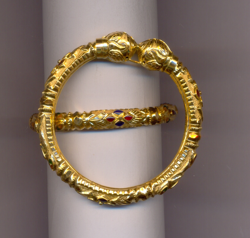GOLD BANGLE PLAIN FANCY
