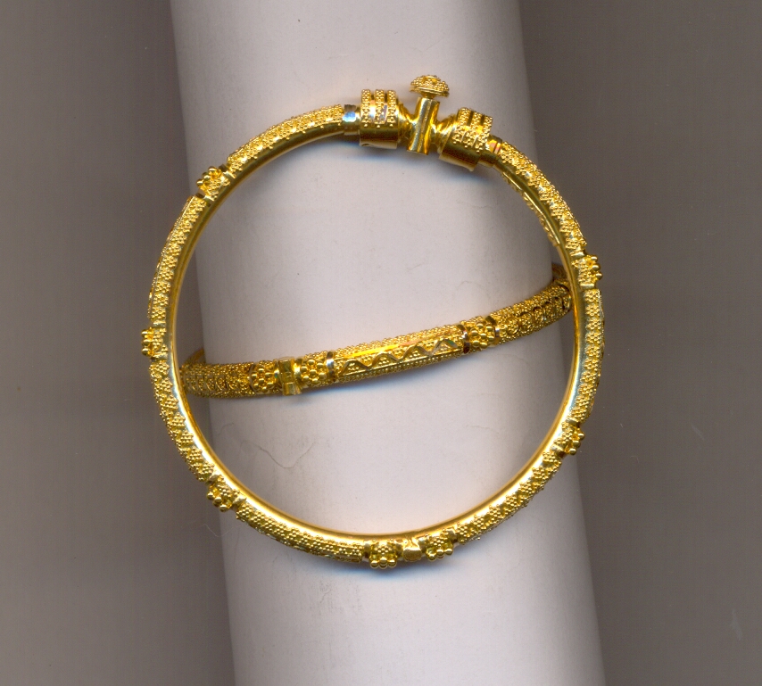 GOLD BANGLE PLAIN FANCY