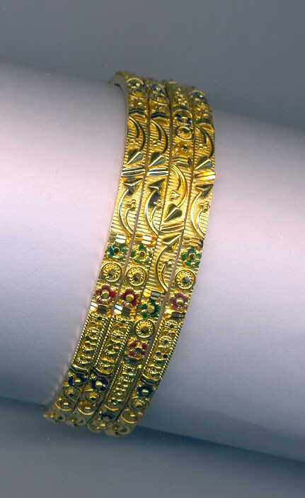 GOLD BANGLE PLAIN FANCY