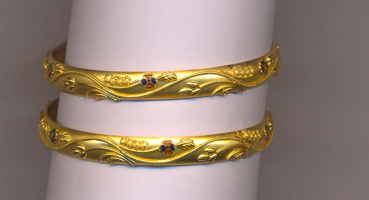 GOLD BANGLE PLAIN FANCY