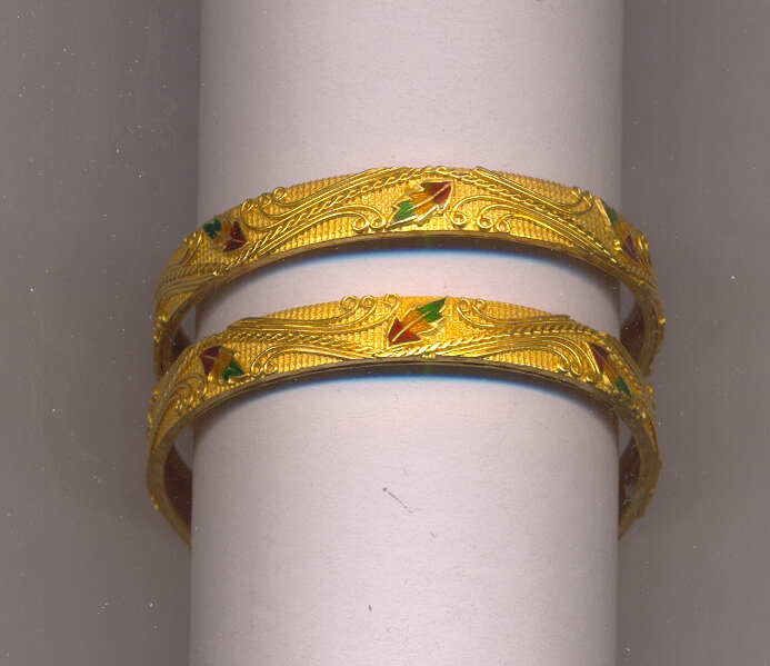 GOLD BANGLE PLAIN FANCY