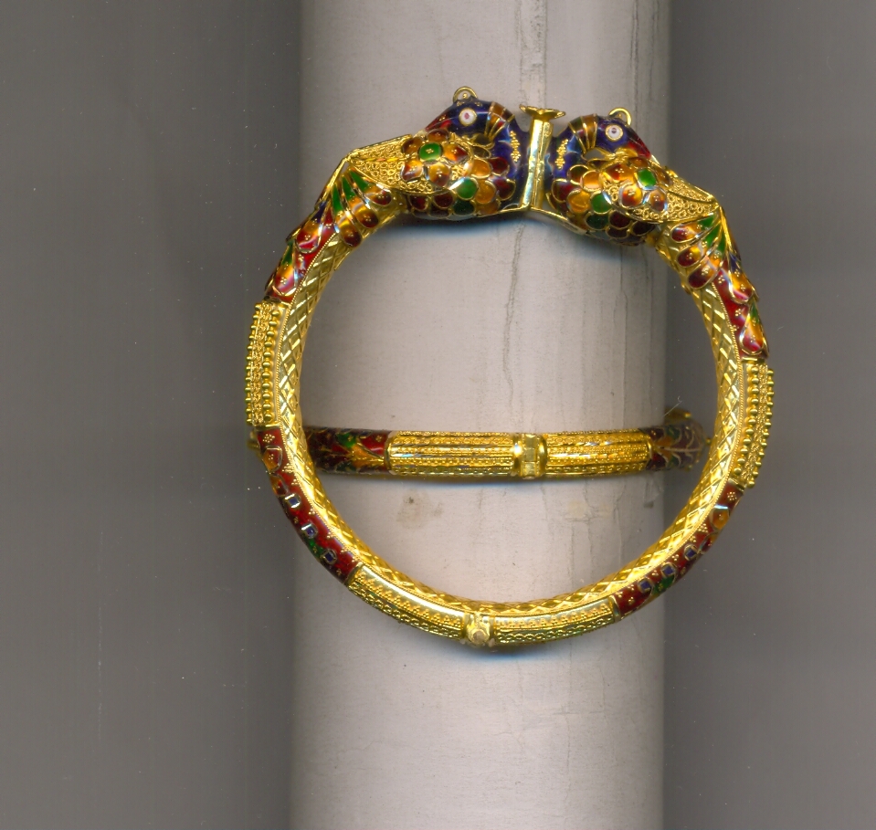 GOLD BANGLE PLAIN FANCY