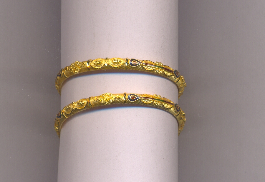 GOLD BANGLE PLAIN FANCY